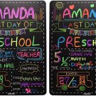 Personalized First Day and Last Day of School Sign 13" X 16" Large Chalkboard St