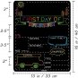 Personalized First Day and Last Day of School Sign 13" X 16" Large Chalkboard St