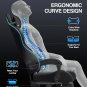 Black Gaming Chairs with Footrest, Ergonomic Gamer Chair, Home Office Chair,Pc C