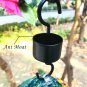 Hummingbird Feeder with Perch - Hand Blown Glass - Blue - 38 Fluid Ounces Hummin