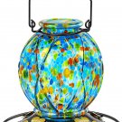 Hummingbird Feeder, Glass Hummingbird Feeder for Outdoors, Vibrant Colors Attrac