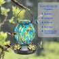 Hummingbird Feeder, Glass Hummingbird Feeder for Outdoors, Vibrant Colors Attrac