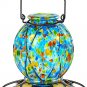 Hummingbird Feeder, Glass Hummingbird Feeder for Outdoors, Vibrant Colors Attrac