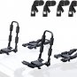 Leader Accessories Folding Kayak Rack 4 Pcs/Set J Bar Car Roof Rack for Canoe Su
