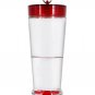 Hummingbird Feeder, 10 Onces Fluid Flower Bird Feeder for Outdoors (Red and Yell