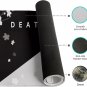 Black and White Cherry Blossom Gaming Mouse Pad, Anime Large Mouse Pad Extended