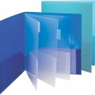 Smead 10-Pocket Organizer, Letter Size, 2 per Pack, 1 Each of Dark Blue and Teal