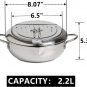 304 Stainless Steel Deep Fryer Pot, Frying Chicken Pot, Tempura Deep Fryer with