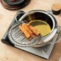 304 Stainless Steel Deep Fryer Pot, Frying Chicken Pot, Tempura Deep Fryer with