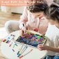 Dual Brush Marker Pens for Coloring Books, Tanmit Fine Tip Coloring Marker & Bru