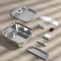 4.0L/135Oz Cat Water Fountain: Automatic Dog Water Dispenser Stainless Steel, Do