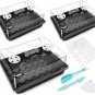 3-Set 144-Cell Sturdy Seed Starter Tray with Humidity Dome Seedling Trays Growin