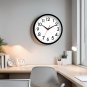 Wall Clock, Analog Clock Small, 10 Inch Silent Non-Ticking Wall Clocks Battery O
