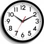 Wall Clock, Analog Clock Small, 10 Inch Silent Non-Ticking Wall Clocks Battery O