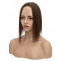 Hair Toppers for Women Real Human Hair Topper No Bangs 6 Inch #4 Medium Brown Si