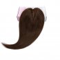 Hair Toppers for Women Real Human Hair Topper No Bangs 6 Inch #4 Medium Brown Si