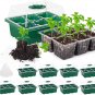 10 Set Seedling Trays Seed Starter Kit, 60 Large Cells Mini Propagator Plant Gro