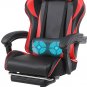 Leather Ergonomic Gaming Chair with Massage Head Arm Lumbar Support, Gaming Chai