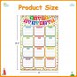 Confetti Happy Birthday Chart Poster for Classroom Decorations Birthday Chart Ca
