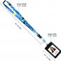 Vincent Van Gogh the Starry Night Print Lanyard with PU Leather ID Badge Holder