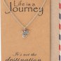 Mini Bicycle Necklace, Journey Traveler Pendant Charm, Gifts for Cyclists & Wand