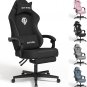 Gaming Chair with Footrest-Pc Computer Ergonomic Video Game Chair-Backrest and S