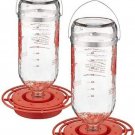 2 Pack of Best-1 Glass Hummingbird Feeders, 32 Oz. Each
