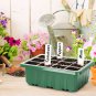 12 Pack Seed Starter Tray, Seedling Trays with Humidity Adjustable Dome Total 14