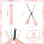 4 Pieces Cat Paw Mini Scissors Stainless Steel Craft Scissors Small Folding Safe
