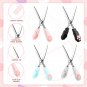 4 Pieces Cat Paw Mini Scissors Stainless Steel Craft Scissors Small Folding Safe