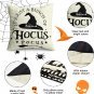 Halloween Decorations Pillow Covers 18X18 Set of 4 Halloween Decor Hocus Pocus F