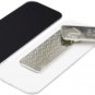 Name Tag/Badge Blanks - 10 Pack - Black 1" X 3", round Corners, Magnetic Backing