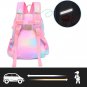 Kids Backpack for Girls with Insulated Lunch Box Toddler School Bag Set (Unicorn