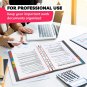 3 Ring Binder Dividers with Tabs - 8 Tab Dividers for 3 Ring Binder - Plastic Di