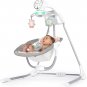 Ingenuity Inlighten 5-Speed Baby Swing - Swivel Infant Seat, 5 Point Safety Harn