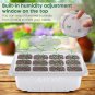 10 Pack Seed Starter Trays, Seedling Tray Plant Grow Kit Mini Propagator with Hu