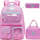 Cute Backpack for Girls Aesthetic Backpack Clear School Backpack for Girls Backp