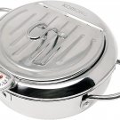 Deep Fryer Pot (°F), Japanese Tempura Small Deep Frying Pot with Fahrenheit Ther