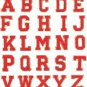 26 Pieces Self Adhesive Chenille Letter Patches Glitter Varsity Letter Patches A