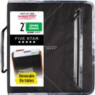 Zipper Binder, 2 Inch 3-Ring Binder for School, 380 Sheet Capacity, 3 Removable