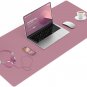 Desk Mat Laptop Desk Pad, Waterproof Dual Side Mouse Pad Desk Protector, Multifu