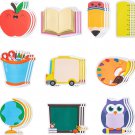 600Pcs Back to School Sticky Notes Pencil Ruler Book Blackboard Palette Owl Shap