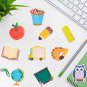 600Pcs Back to School Sticky Notes Pencil Ruler Book Blackboard Palette Owl Shap