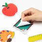600Pcs Back to School Sticky Notes Pencil Ruler Book Blackboard Palette Owl Shap