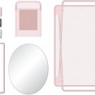 4145U01-06 Locker Organizer and Decorating Kit, Back to School Essentials, Blush