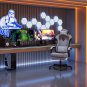 Gaming Chair with Footrest-Computer Ergonomic Video Game Chair-Backrest and Seat