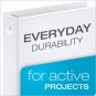Cardinal Economy 3-Ring Binders, 3", round Rings, Holds 625 Sheets, Clearvue Pre