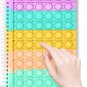 Journal Notebook, Spiral Notebook, College Ruled Notebooks, Push Pop Bubble Fidg