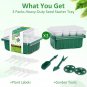 3 Packs Seed Starter Tray Seed Starter Kit,36 Cells Reusable Seedling Starter Tr