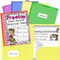 5PCS Plastic Folders with Pockets, Customizable Cover Colored Folders with Pocke